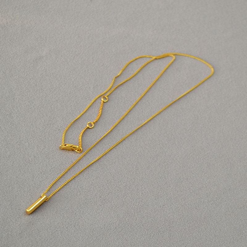 Vintage Handmade Gold Necklace