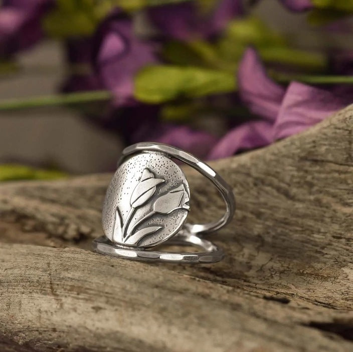 Beautiful Silver Ring with Unique Style