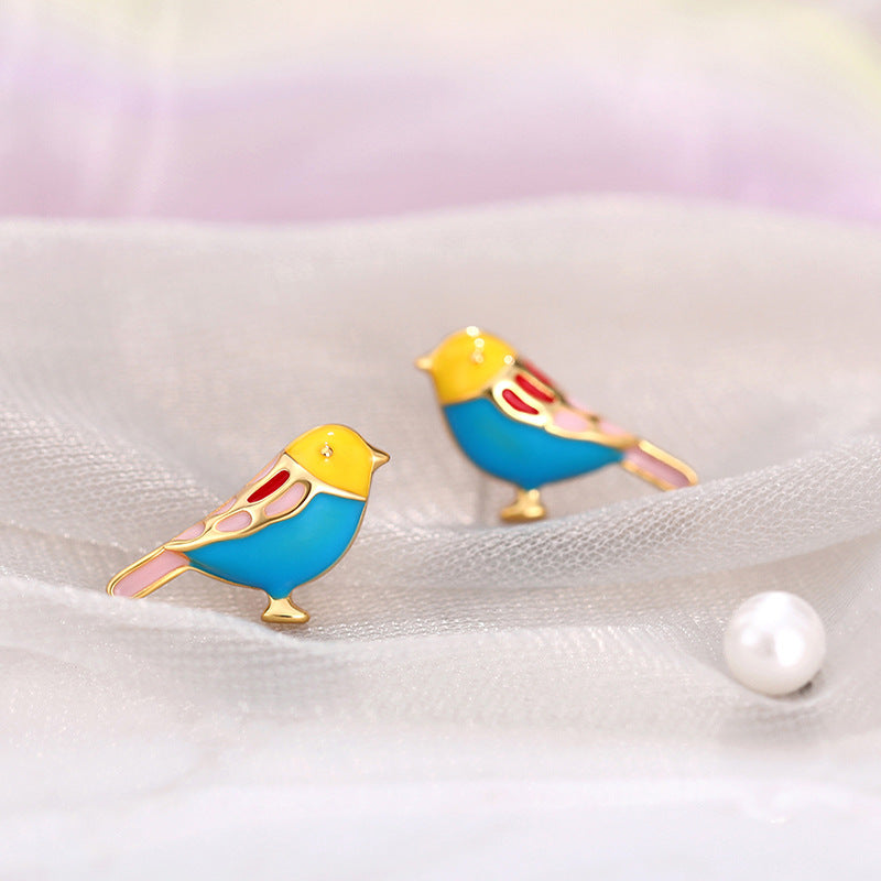 Vintage Handmade Gold Earring