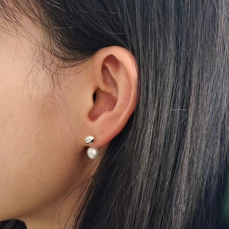 Delicate Artisan Gold Earring