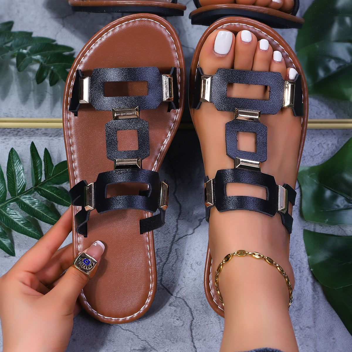 Vintage Inspired Orthopedic Sandals
