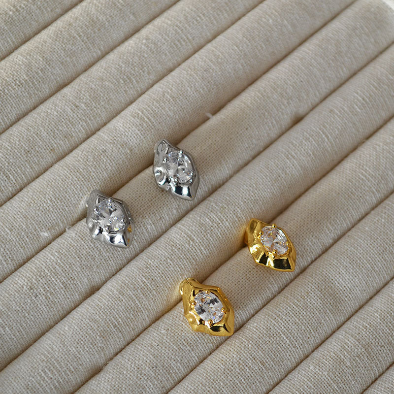 Vintage Handmade Silver Earring