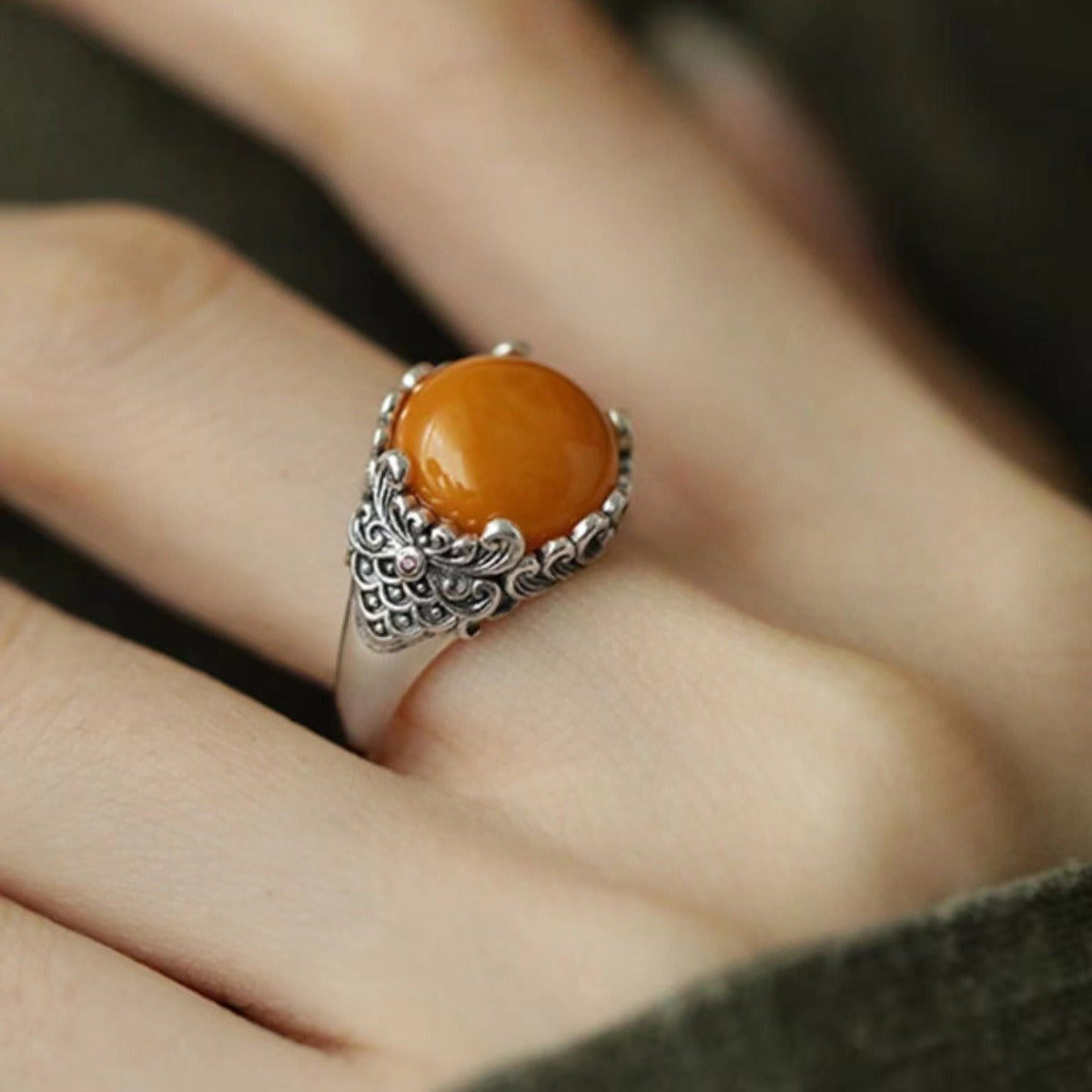 Beautiful Silver Ring with Unique Style