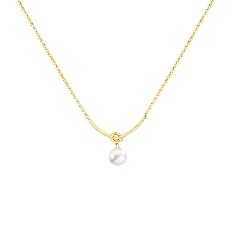 Delicate Artisan Pearl Necklace
