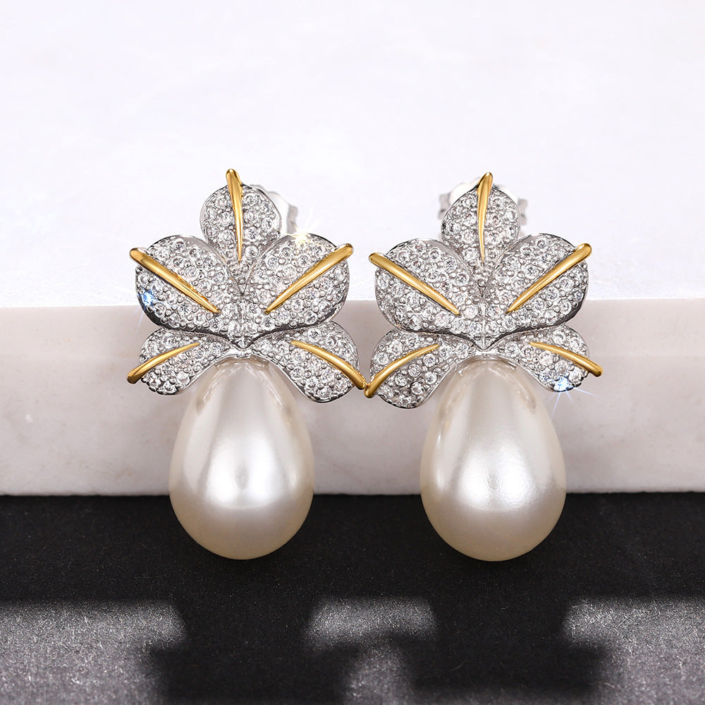 Vintage Handmade Pearl Earring