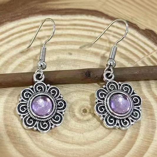 Delicate Artisan Silver Earring