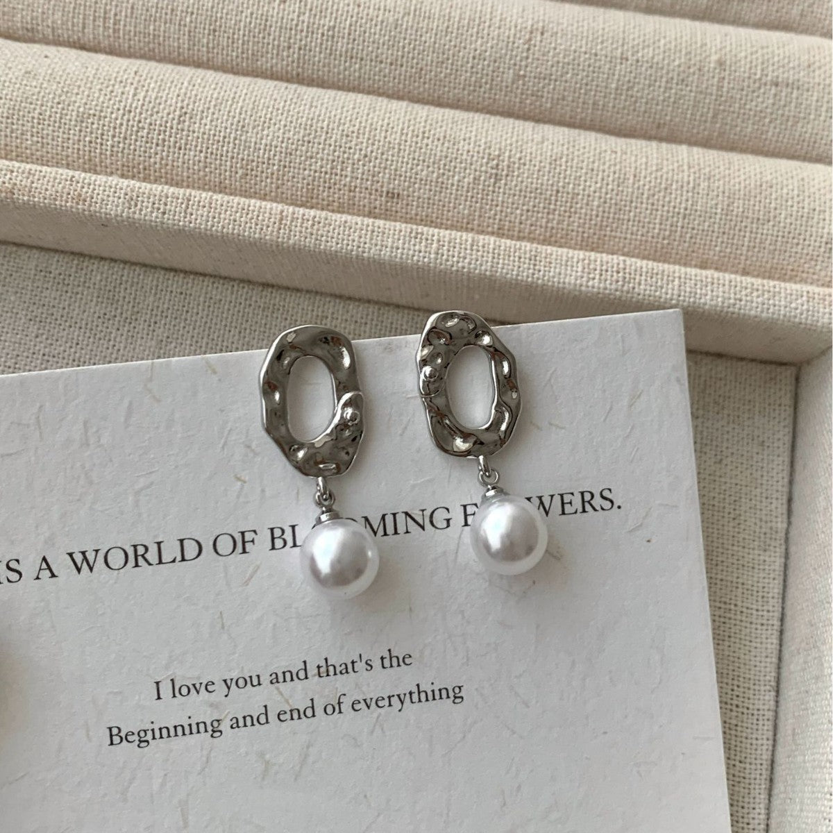 Vintage Handmade Pearl Earring