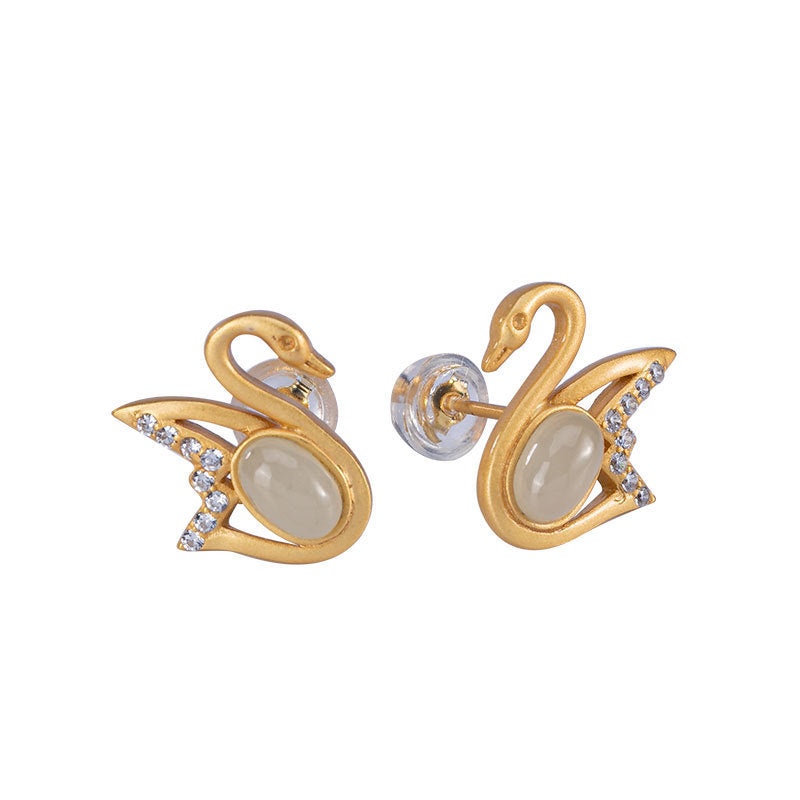 Delicate Artisan Gold Earring