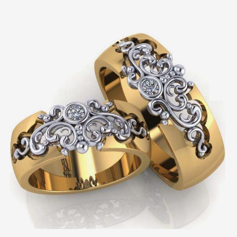 Delicate Artisan Gold Ring
