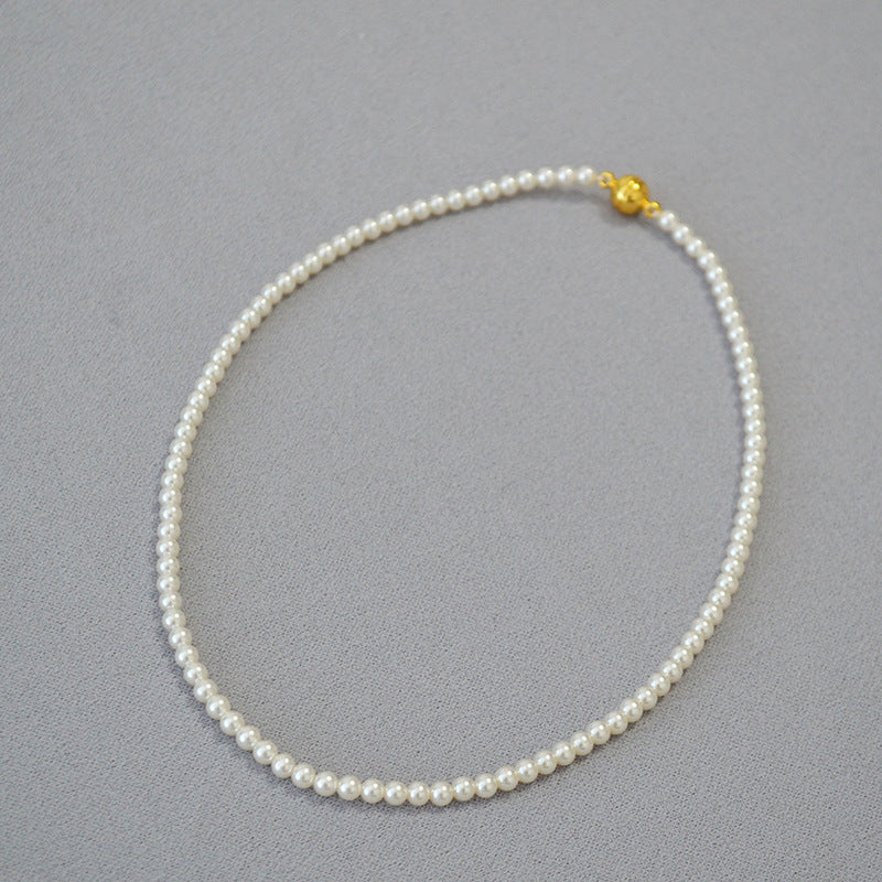 Delicate Artisan Pearl Necklace