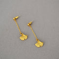 Vintage Handmade Gold Earring