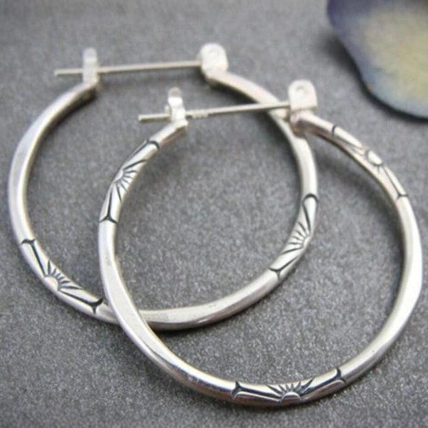 Vintage Handmade Silver Earring