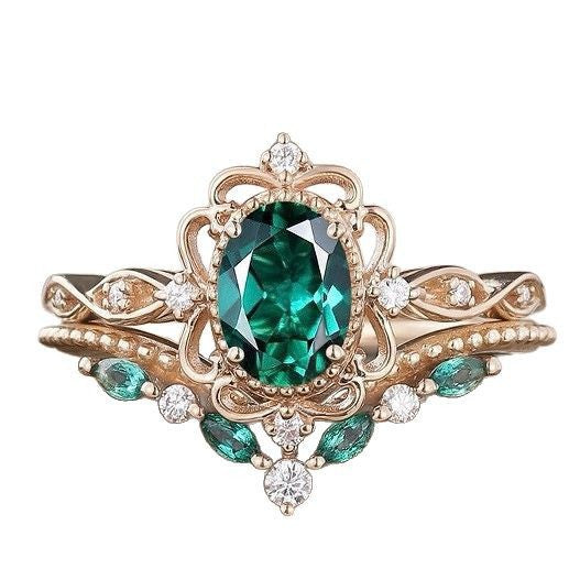 Delicate Artisan Gold Ring