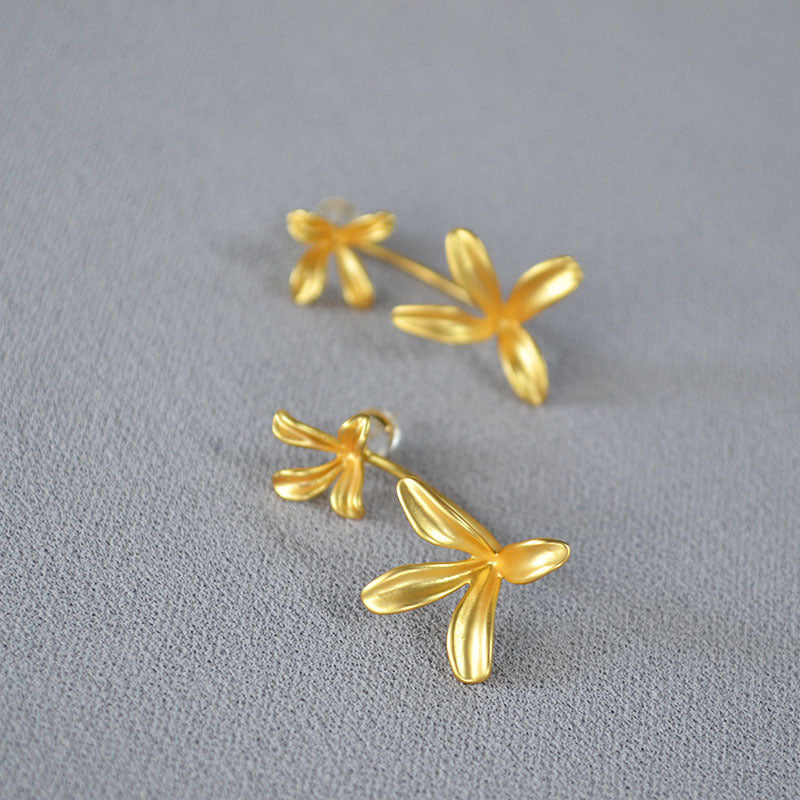 Delicate Artisan Silver Earring
