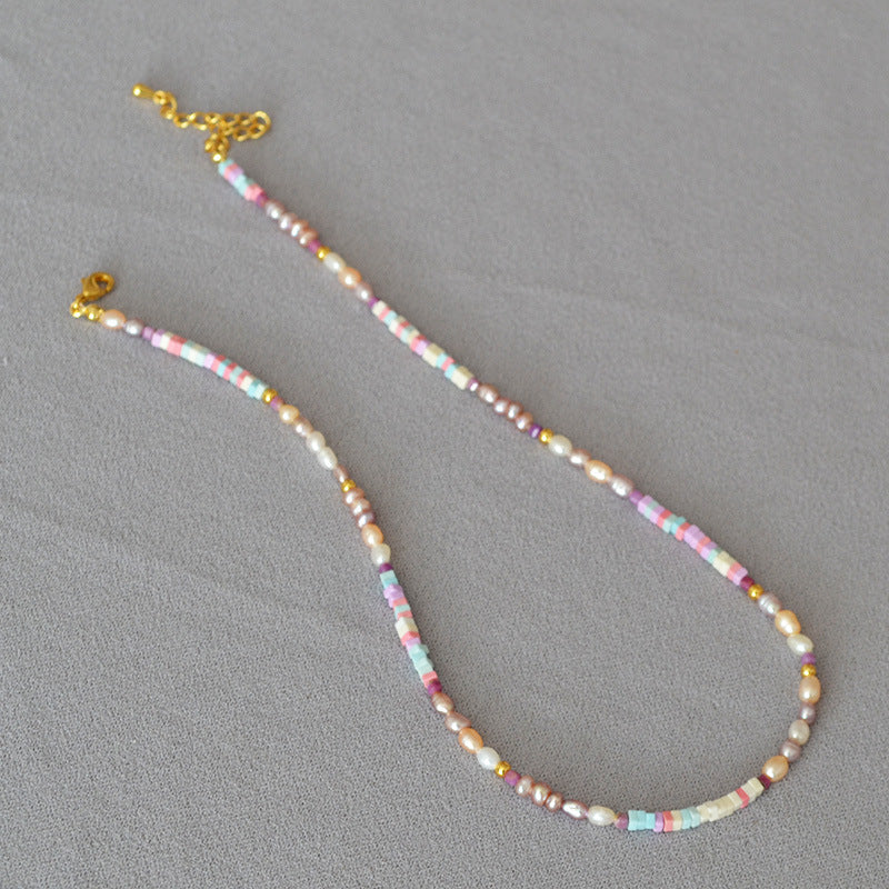 Delicate Artisan Pearl Necklace