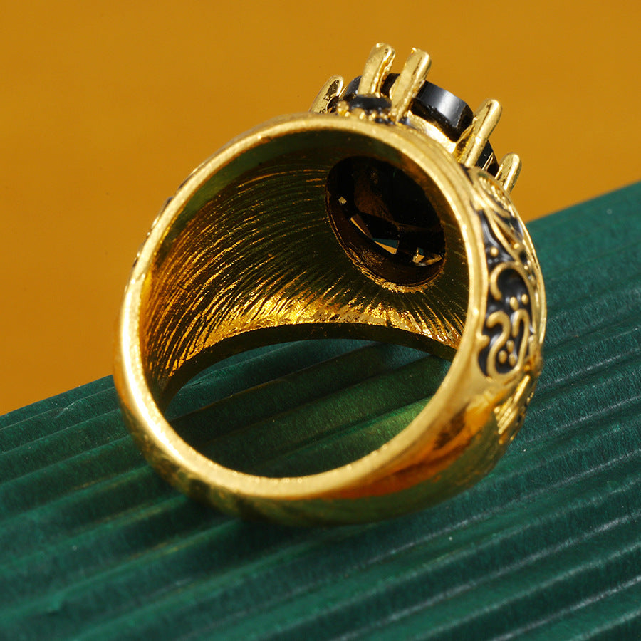 Delicate Artisan Gold Ring
