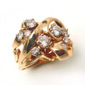 Delicate Artisan Gold Ring