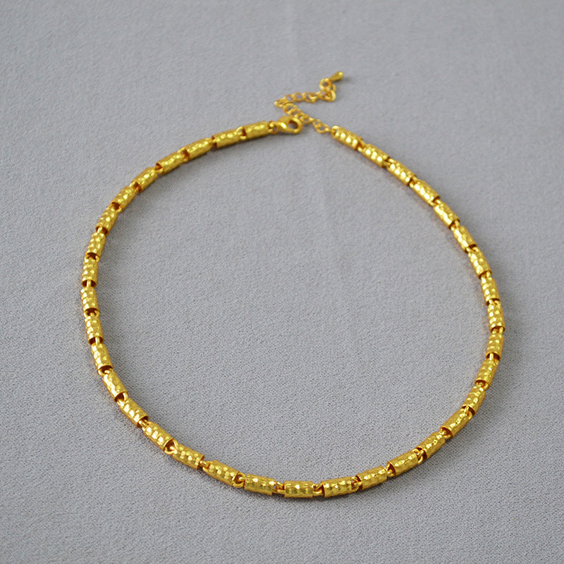 Delicate Artisan Gold Necklace