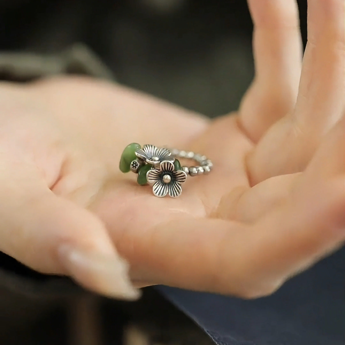 Beautiful Silver Ring with Unique Style