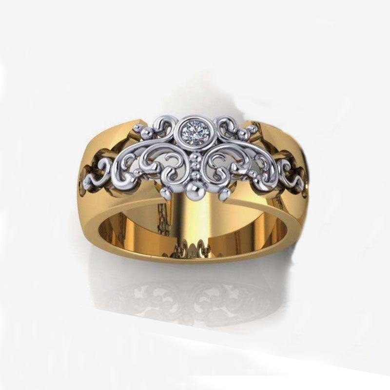 Delicate Artisan Gold Ring