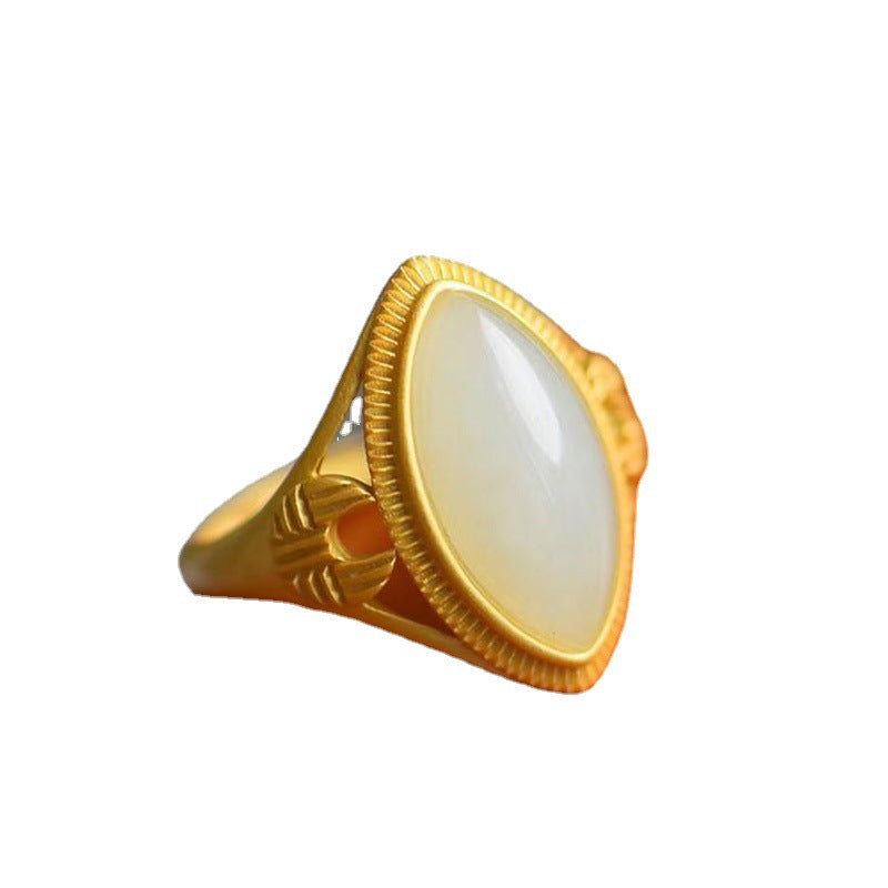 Delicate Artisan Gold Ring