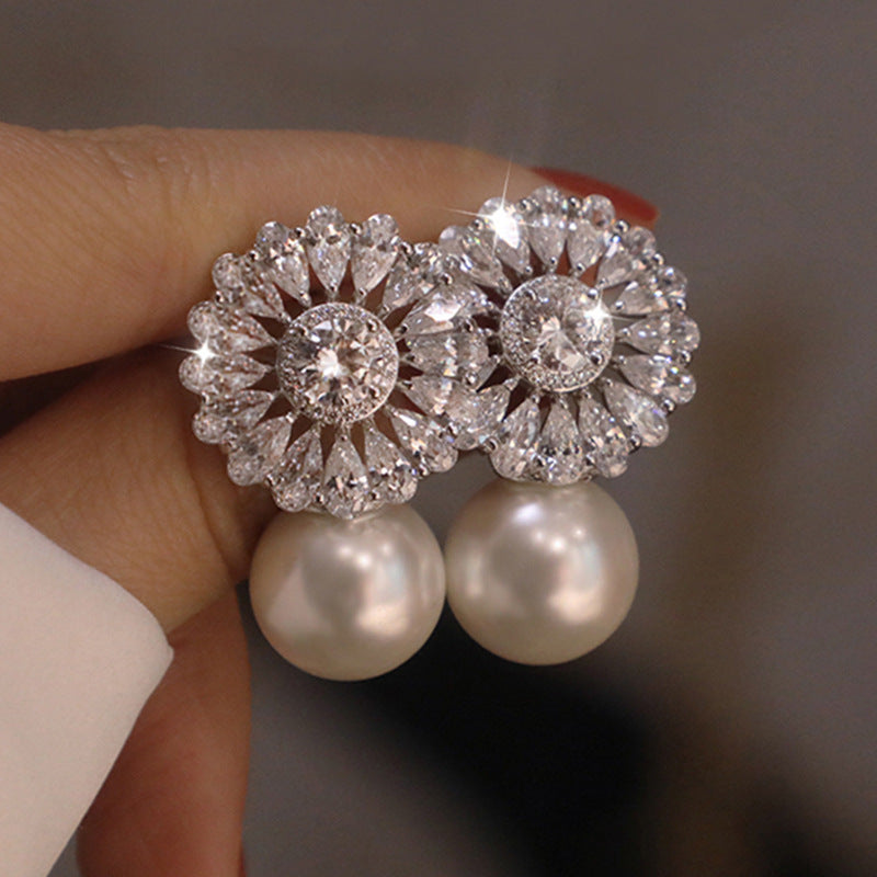 Delicate Artisan Pearl Earring