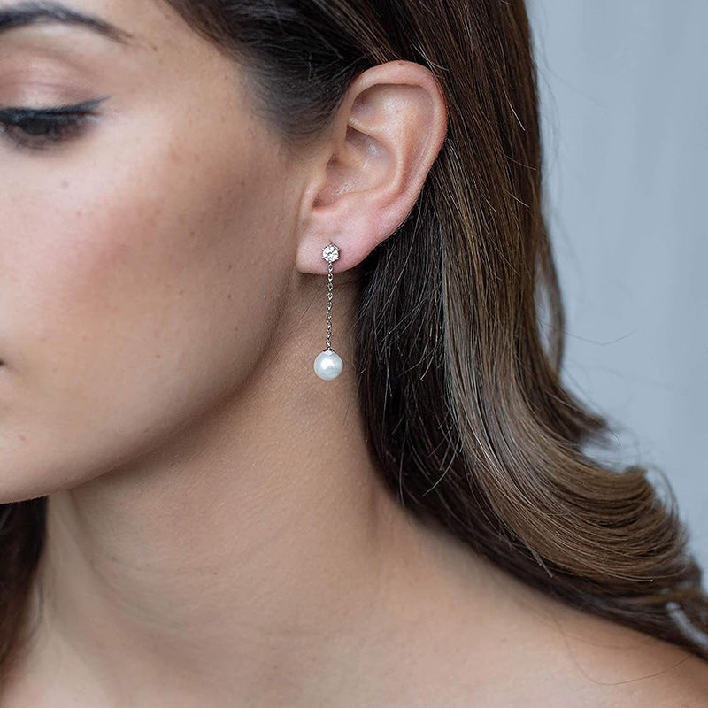 Delicate Artisan Pearl Earring