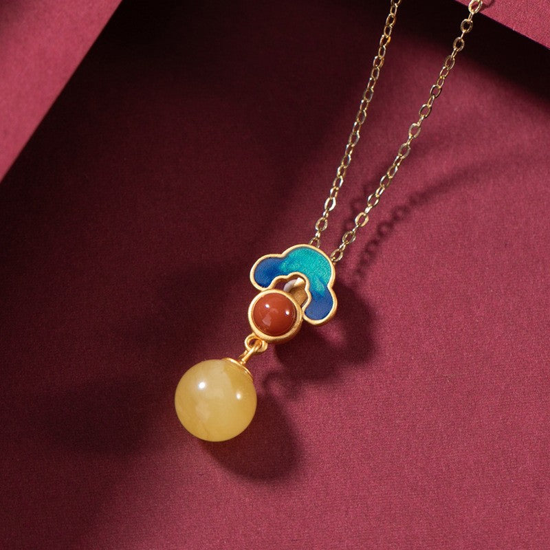 Delicate Artisan Gold Earring