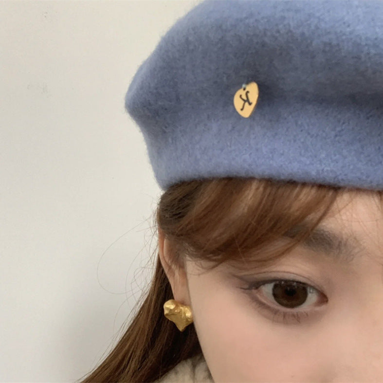 Vintage Handmade Gold Earring
