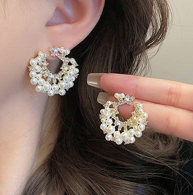 Delicate Artisan Pearl Earring