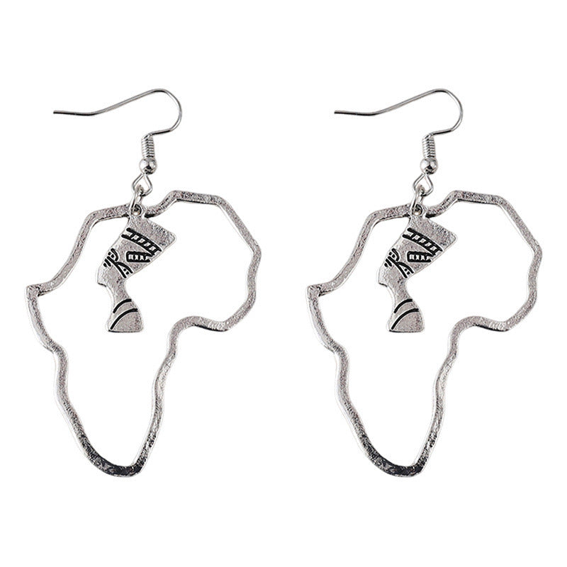 Vintage Handmade Gold Earring