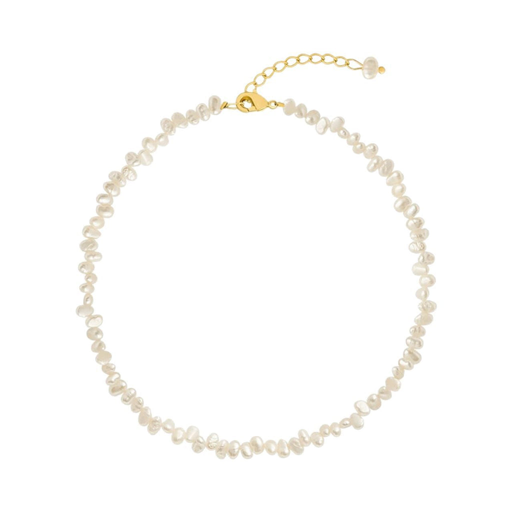 Delicate Artisan Pearl Necklace