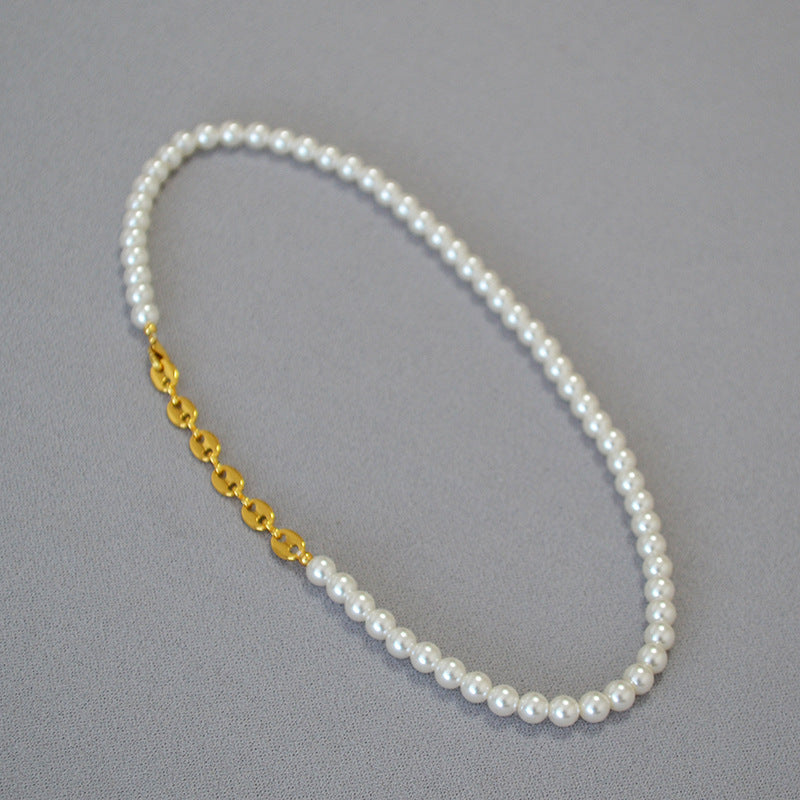 Vintage Handmade Gold Necklace