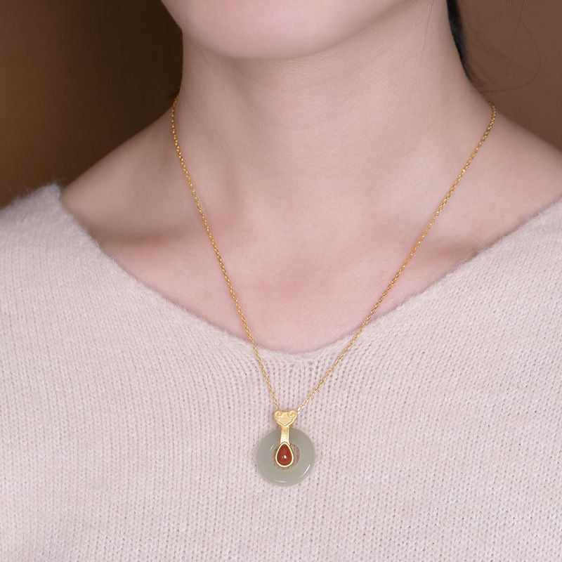 Delicate Artisan Silver Pendant