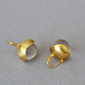Delicate Artisan Gold Earring
