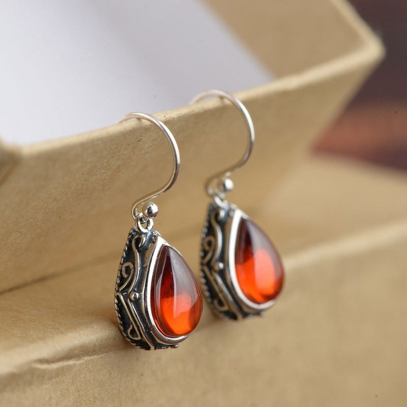Vintage Handmade Silver Earring