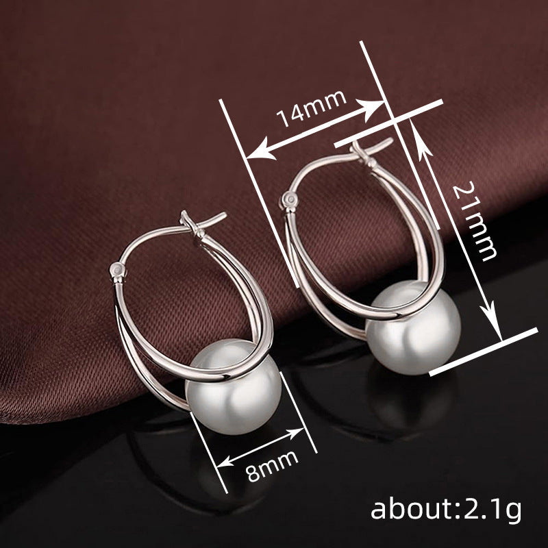 Beautiful Pearl Earring with Unique Style