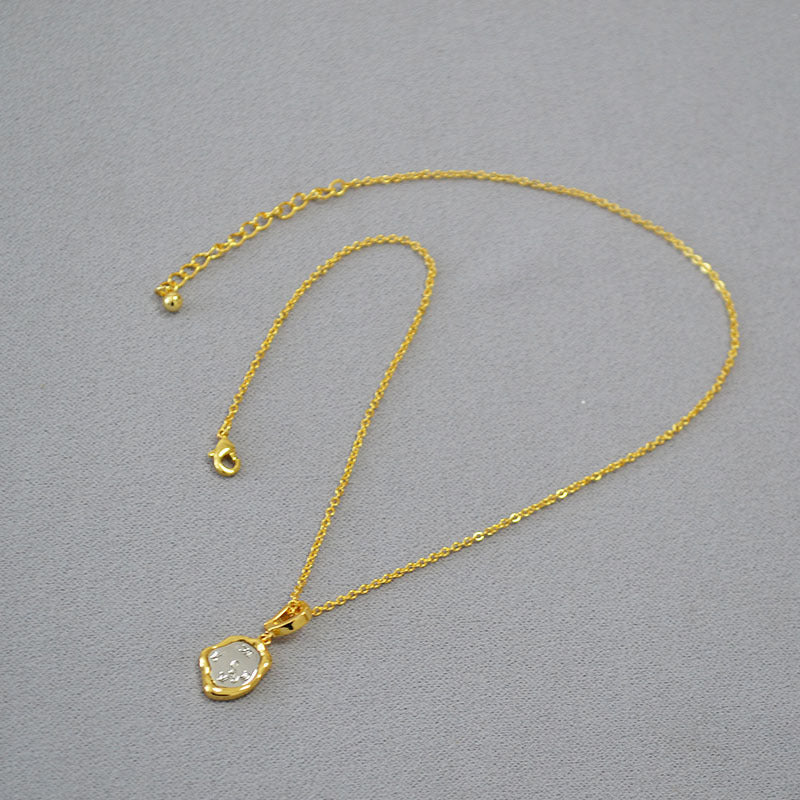 Vintage Handmade Gold Necklace