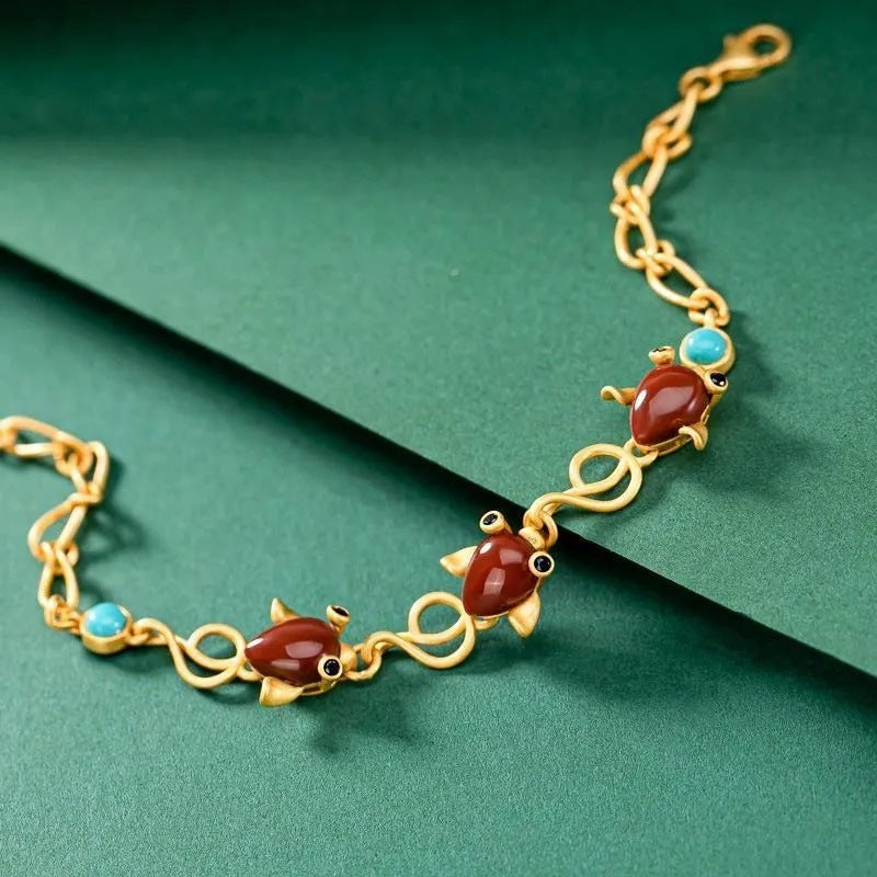 Delicate Artisan Gold Bracelet