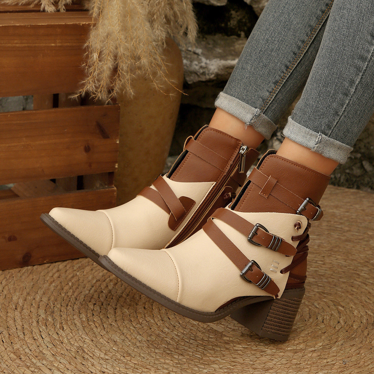 Chic Orthopedic Boots with Unique Design
