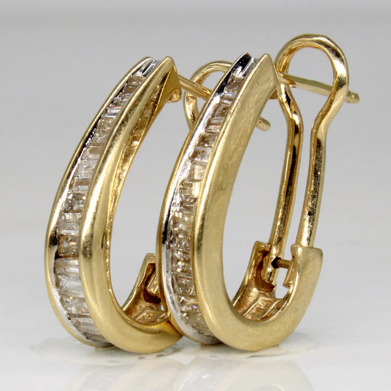 Vintage Handmade Gold Earring