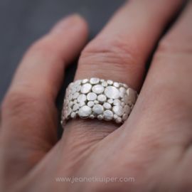 Delicate Artisan Silver Ring