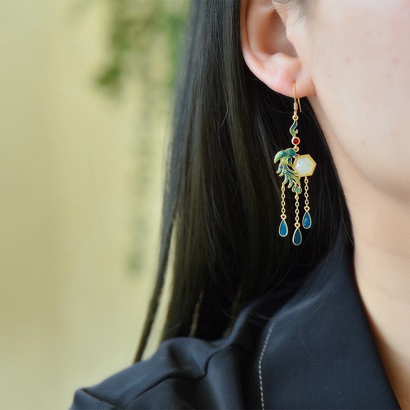 Vintage Handmade Silver Earring