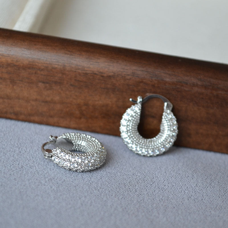 Vintage Handmade Silver Earring