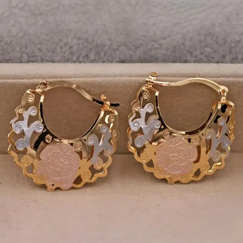 Romantic Gold Earring for Special Moments