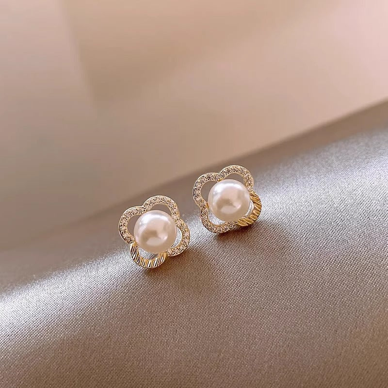 Delicate Artisan Pearl Earring
