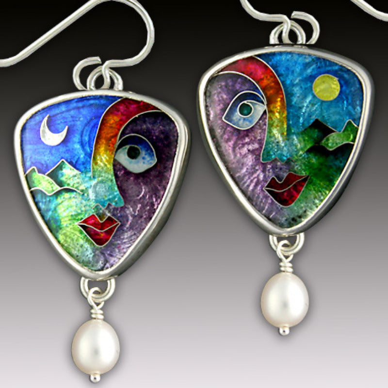Delicate Artisan Pearl Earring
