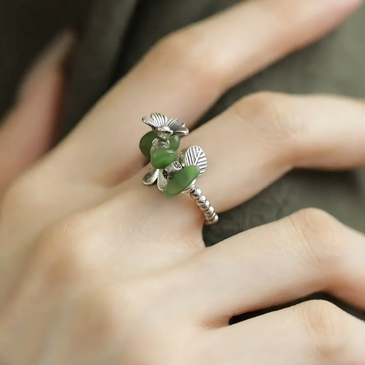 Beautiful Silver Ring with Unique Style