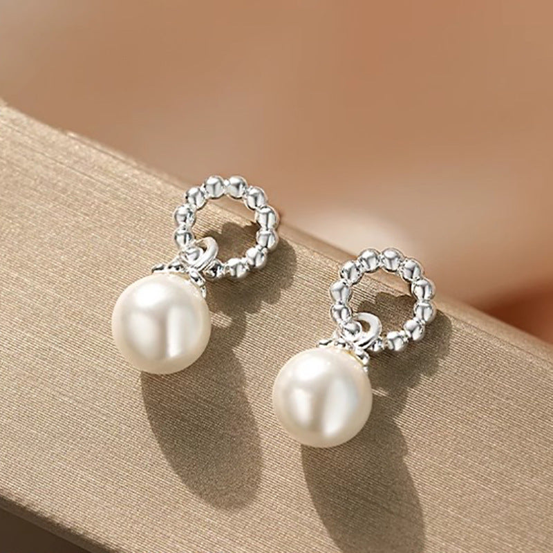 Delicate Artisan Pearl Earring