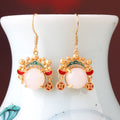 Delicate Artisan Gold Earring